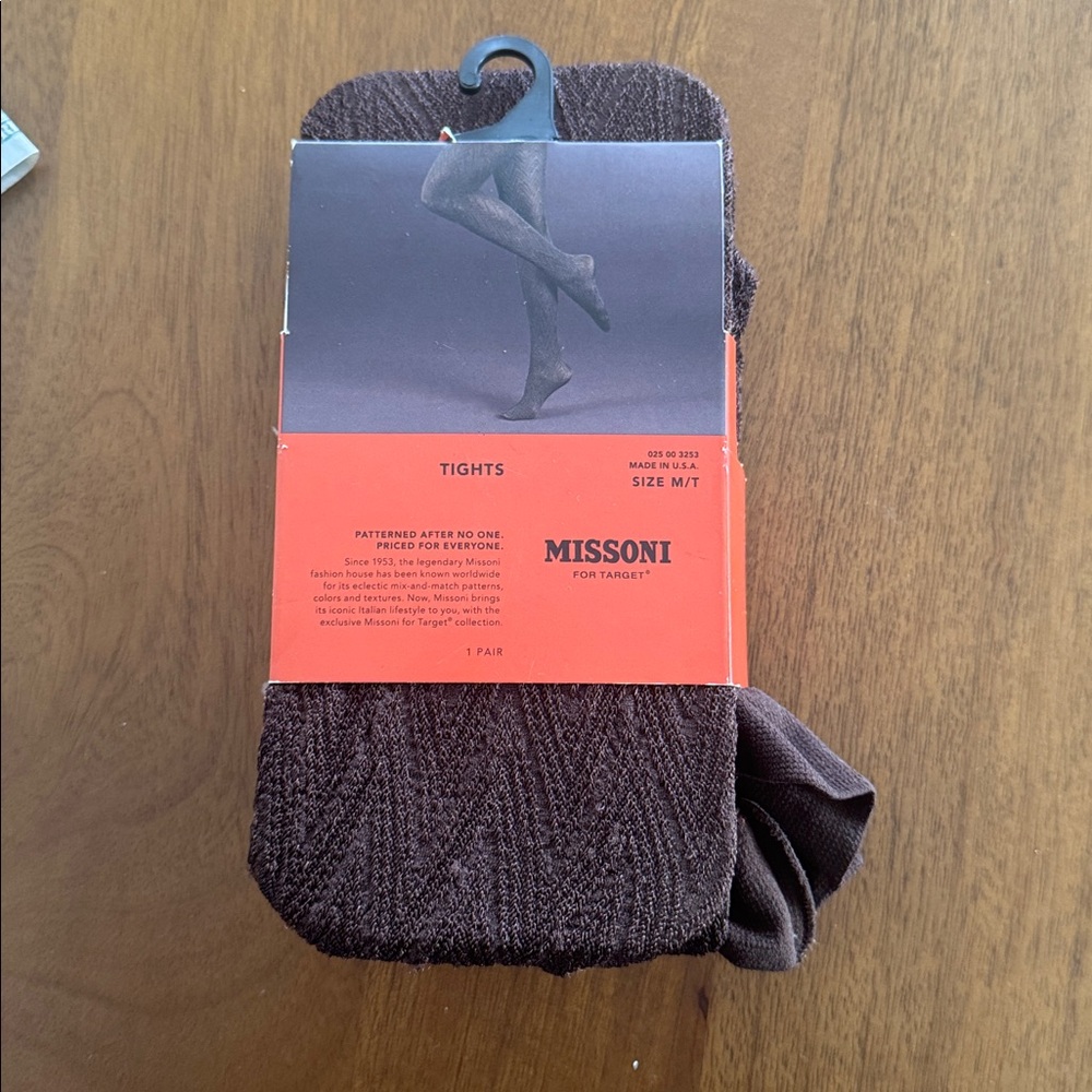 Missoni  Zig Zag Tights for target natures brown
